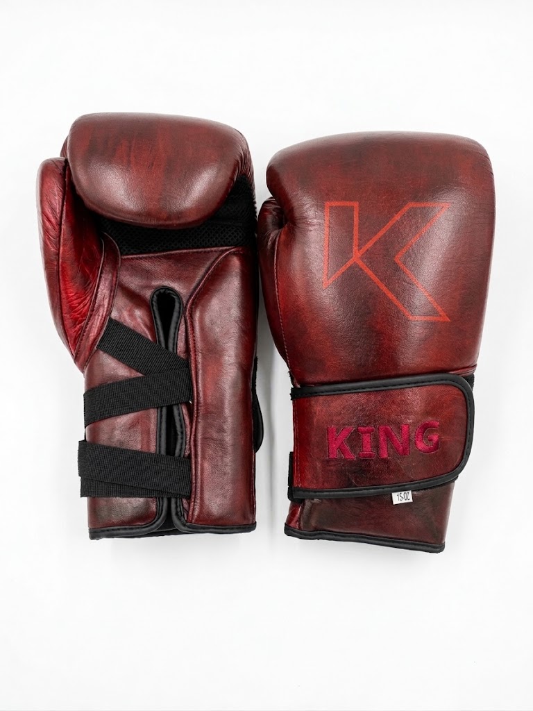 KingBoxing Premium Leather Gloves